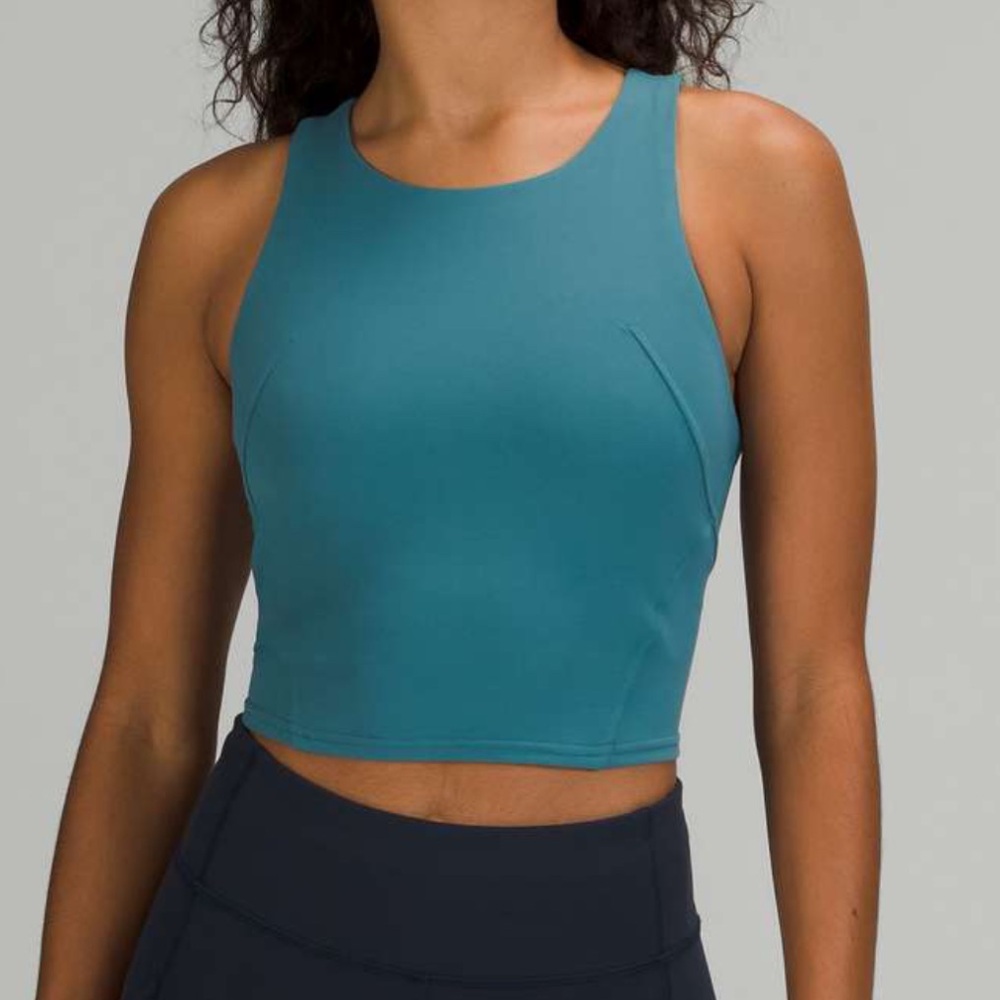 NWT Lululemon Invigorate Training Tank Top Capture Blue